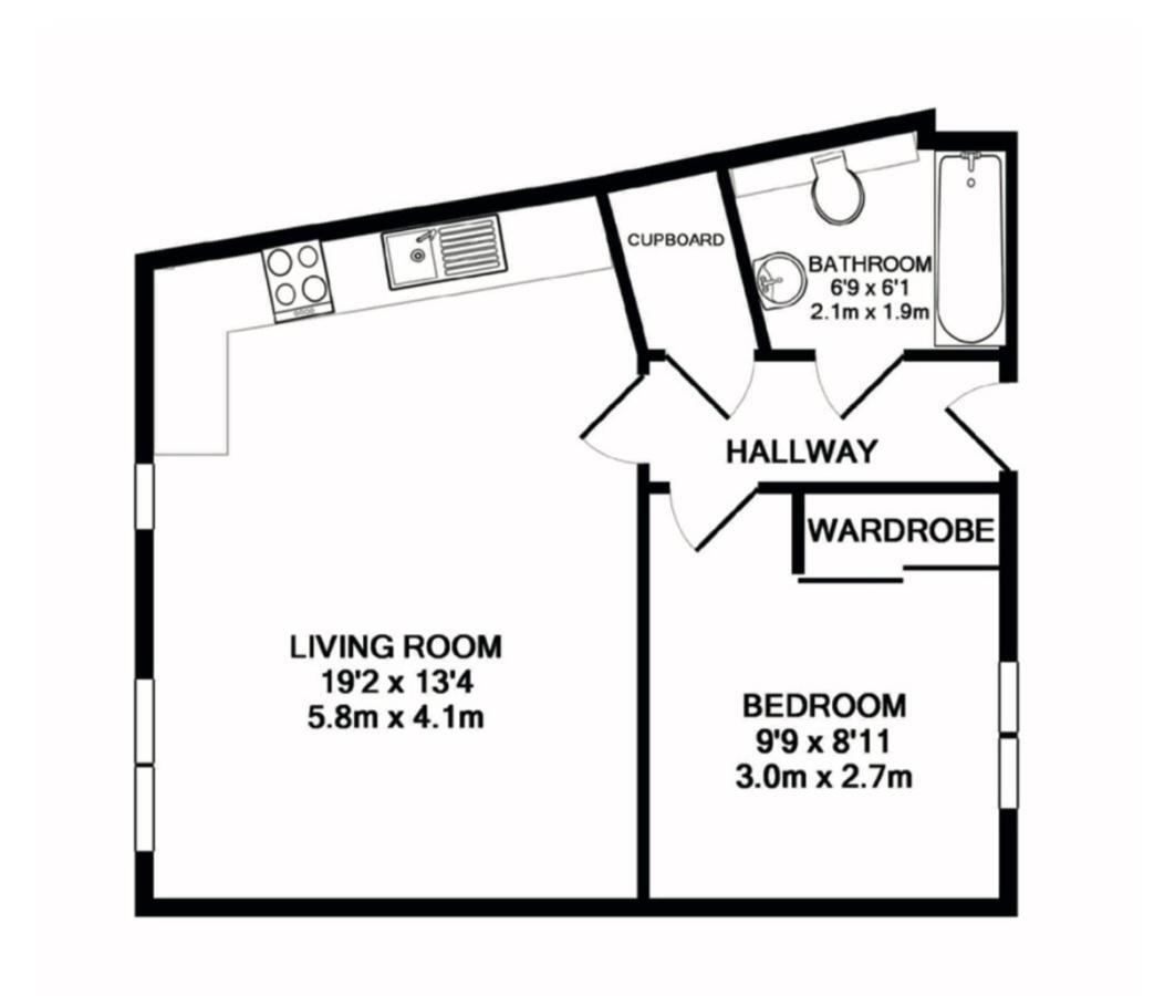 The New Lochend Park View Residence Единбург Екстериор снимка